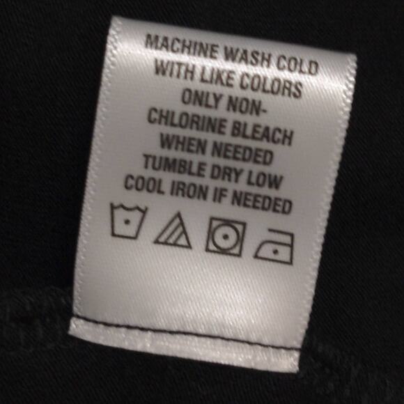 Cece Womens Tank Top Black Sleeveless Peter Pan Collar Stretch Ruffles M New - Picture 9 of 10